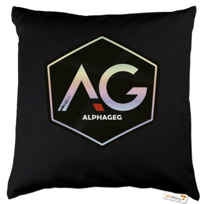 Motiv: Kissen Baumwolle - AG Stream Logo - bestimme auf Wunsch Details wie Produkt, Grösse, Farbe und Position selbst ! Motiv: Kissen Baumwolle - AG Stream Logo