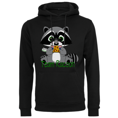 Motiv: Heavy Hoodie - Team Racoon - bestimme auf Wunsch Details wie Produkt, Grösse, Farbe und Position selbst ! Motiv: Heavy Hoodie - Team Racoon
