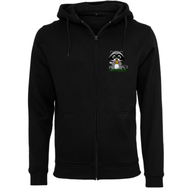 Motiv: Heavy Zip-Hoodie - Team Racoon - bestimme auf Wunsch Details wie Produkt, Grösse, Farbe und Position selbst ! Motiv: Heavy Zip-Hoodie - Team Racoon
