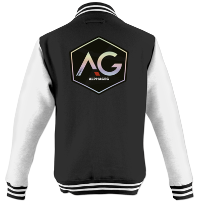 Motiv: College Jacke - AG Stream Logo - bestimme auf Wunsch Details wie Produkt, Grösse, Farbe und Position selbst ! Motiv: College Jacke - AG Stream Logo