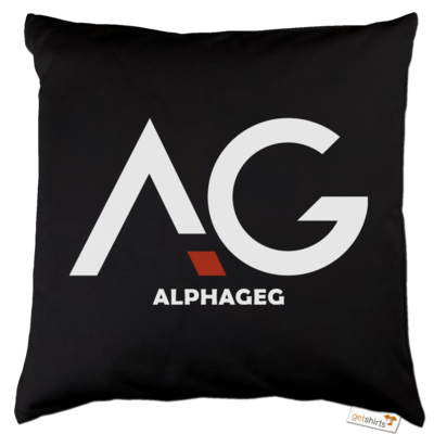 Motiv: Kissen Baumwolle - AG Basic Merch Logo - bestimme auf Wunsch Details wie Produkt, Grösse, Farbe und Position selbst ! Motiv: Kissen Baumwolle - AG Basic Merch Logo