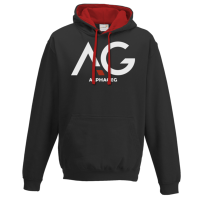 Motiv: Two-Tone Hoodie - AG Basic Merch Logo - bestimme auf Wunsch Details wie Produkt, Grösse, Farbe und Position selbst ! Motiv: Two-Tone Hoodie - AG Basic Merch Logo