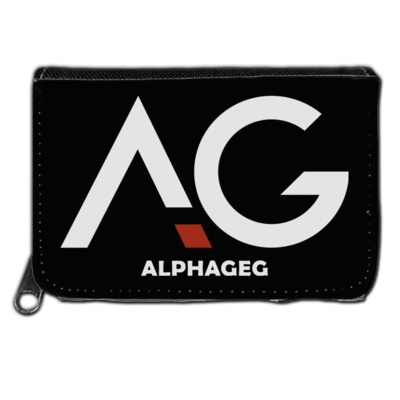 Motiv: Geldboerse - AG Basic Merch Logo - bestimme auf Wunsch Details wie Produkt, Grösse, Farbe und Position selbst ! Motiv: Geldboerse - AG Basic Merch Logo