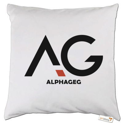 Motiv: Kissen - AG Basic Merch Logo - bestimme auf Wunsch Details wie Produkt, Grösse, Farbe und Position selbst ! Motiv: Kissen - AG Basic Merch Logo