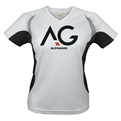 Motiv: Laufshirt Lady Running T - AG Basic Merch Logo - bestimme auf Wunsch Details wie Produkt, Grösse, Farbe und Position selbst ! Motiv: Laufshirt Lady Running T - AG Basic Merch Logo