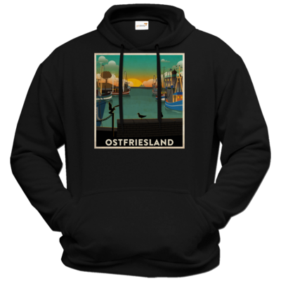 Motiv: Hoodie Premium FAIR WEAR - Heimathafen - bestimme auf Wunsch Details wie Produkt, Grösse, Farbe und Position selbst ! Motiv: Hoodie Premium FAIR WEAR - Heimathafen