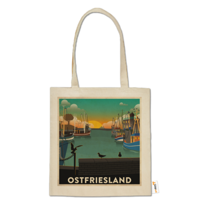 Motiv: Baumwolltasche - Heimathafen - bestimme auf Wunsch Details wie Produkt, Grösse, Farbe und Position selbst ! Motiv: Baumwolltasche - Heimathafen