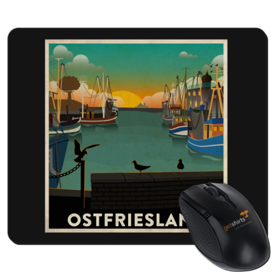 Motiv: Mousepad Textil - Heimathafen - bestimme auf Wunsch Details wie Produkt, Grösse, Farbe und Position selbst ! Motiv: Mousepad Textil - Heimathafen