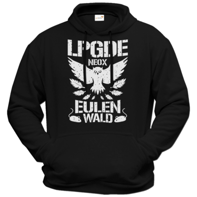 Motiv: Hoodie Premium FAIR WEAR - Eulenwald - bestimme auf Wunsch Details wie Produkt, Grösse, Farbe und Position selbst ! Motiv: Hoodie Premium FAIR WEAR - Eulenwald