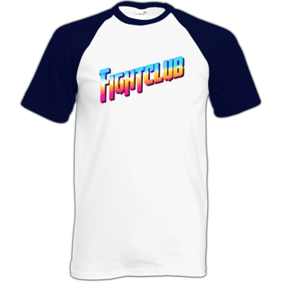 Motiv: Baseball-T FAIR WEAR - fightclub - bestimme auf Wunsch Details wie Produkt, Grösse, Farbe und Position selbst ! Motiv: Baseball-T FAIR WEAR - fightclub