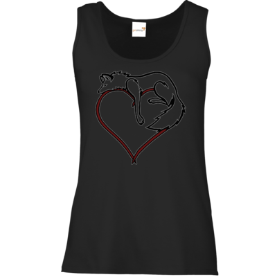 Motiv: Tank Top Damen Classic - wolfsherz 