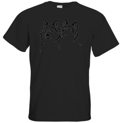Motiv: T-Shirt Premium FAIR WEAR - wolfbuddys2 - bestimme auf Wunsch Details wie Produkt, Grösse, Farbe und Position selbst ! Motiv: T-Shirt Premium FAIR WEAR - wolfbuddys2