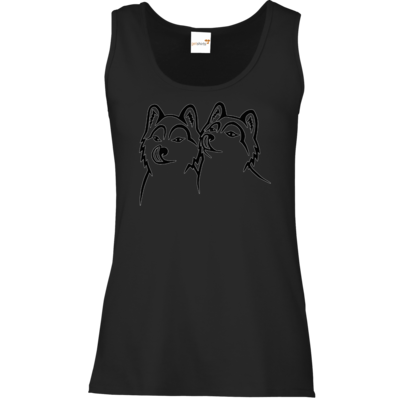 Motiv: Tank Top Damen Classic - wolfbuddys2 - bestimme auf Wunsch Details wie Produkt, Grösse, Farbe und Position selbst ! Motiv: Tank Top Damen Classic - wolfbuddys2
