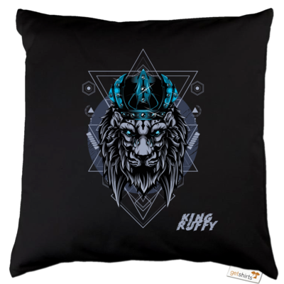 Motiv: Kissen Baumwolle - King Ruffy - bestimme auf Wunsch Details wie Produkt, Grösse, Farbe und Position selbst ! Motiv: Kissen Baumwolle - King Ruffy