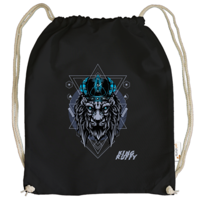 Motiv: Cotton Gymsac - King Ruffy - bestimme auf Wunsch Details wie Produkt, Grösse, Farbe und Position selbst ! Motiv: Cotton Gymsac - King Ruffy