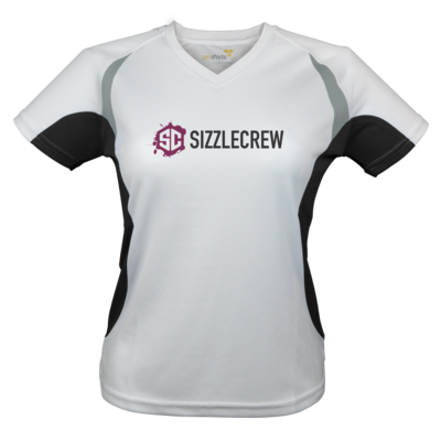 Motiv: Laufshirt Lady Running T - SizzleCrew - bestimme auf Wunsch Details wie Produkt, Grösse, Farbe und Position selbst ! Motiv: Laufshirt Lady Running T - SizzleCrew