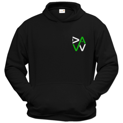 Motiv: Hoodie Classic - DaW-Logo Grün - bestimme auf Wunsch Details wie Produkt, Grösse, Farbe und Position selbst ! Motiv: Hoodie Classic - DaW-Logo Grün