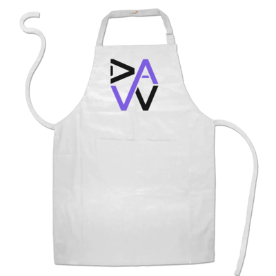 Motiv: Schürze - DaW Logo Lila - bestimme auf Wunsch Details wie Produkt, Grösse, Farbe und Position selbst ! Motiv: Schürze - DaW Logo Lila