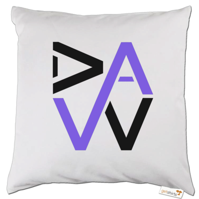 Motiv: Kissen - DaW Logo Lila - bestimme auf Wunsch Details wie Produkt, Grösse, Farbe und Position selbst ! Motiv: Kissen - DaW Logo Lila