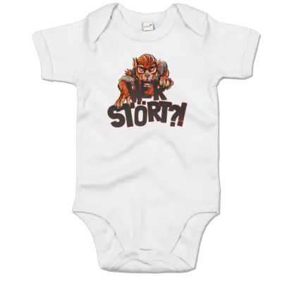 Motiv: Baby Body Organic - Welf - Wer stört - bestimme auf Wunsch Details wie Produkt, Grösse, Farbe und Position selbst ! Motiv: Baby Body Organic - Welf - Wer stört