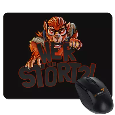 Motiv: Mousepad Textil - Welf - Wer stört - bestimme auf Wunsch Details wie Produkt, Grösse, Farbe und Position selbst ! Motiv: Mousepad Textil - Welf - Wer stört