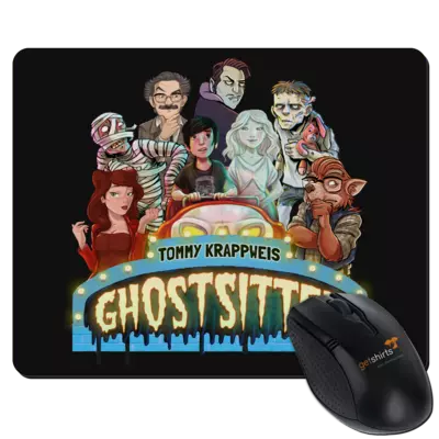 Motiv: Mousepad Textil - Ghostsitter - bestimme auf Wunsch Details wie Produkt, Grösse, Farbe und Position selbst ! Motiv: Mousepad Textil - Ghostsitter