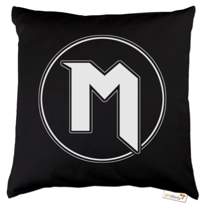 Motiv: Kissen Baumwolle - M Logo - bestimme auf Wunsch Details wie Produkt, Grösse, Farbe und Position selbst ! Motiv: Kissen Baumwolle - M Logo