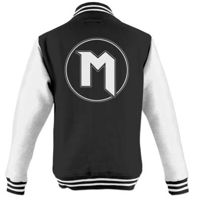 Motiv: College Jacke - M Logo - bestimme auf Wunsch Details wie Produkt, Grösse, Farbe und Position selbst ! Motiv: College Jacke - M Logo