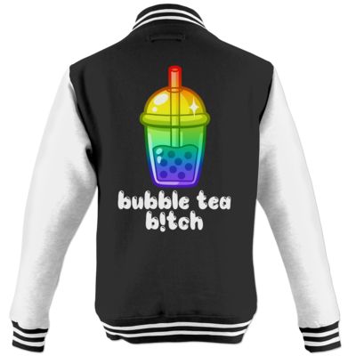 Motiv: College Jacke - Bubble Tea B!tch - bestimme auf Wunsch Details wie Produkt, Grösse, Farbe und Position selbst ! Motiv: College Jacke - Bubble Tea B!tch
