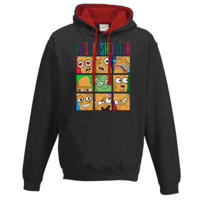 Motiv: Two-Tone Hoodie - Face Off - bestimme auf Wunsch Details wie Produkt, Grösse, Farbe und Position selbst ! Motiv: Two-Tone Hoodie - Face Off
