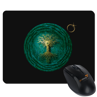 Motiv: Mousepad Textil - Erdenstern Into The Green - bestimme auf Wunsch Details wie Produkt, Grösse, Farbe und Position selbst ! Motiv: Mousepad Textil - Erdenstern Into The Green