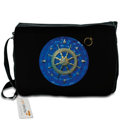 Motiv: Schultertasche - Erdenstern Into The Blue - bestimme auf Wunsch Details wie Produkt, Grösse, Farbe und Position selbst ! Motiv: Schultertasche - Erdenstern Into The Blue