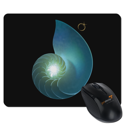 Motiv: Mousepad Textil - Erdenstern Aqua - bestimme auf Wunsch Details wie Produkt, Grösse, Farbe und Position selbst ! Motiv: Mousepad Textil - Erdenstern Aqua