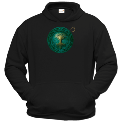 Motiv: Hoodie Classic - Erdenstern Into The Green - bestimme auf Wunsch Details wie Produkt, Grösse, Farbe und Position selbst ! Motiv: Hoodie Classic - Erdenstern Into The Green