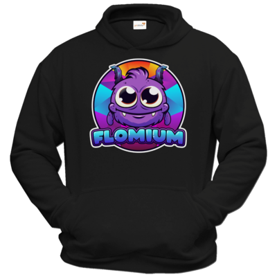 Motiv: Hoodie Classic - FLOMIUM Logo - bestimme auf Wunsch Details wie Produkt, Grösse, Farbe und Position selbst ! Motiv: Hoodie Classic - FLOMIUM Logo
