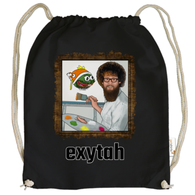 Motiv: Cotton Gymsac - exyross_exytah - bestimme auf Wunsch Details wie Produkt, Grösse, Farbe und Position selbst ! Motiv: Cotton Gymsac - exyross_exytah