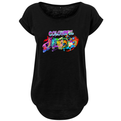 Motiv: Ladies Long Slub Tee - bestimme auf Wunsch Details wie Produkt, Grösse, Farbe und Position selbst ! Motiv: Ladies Long Slub Tee