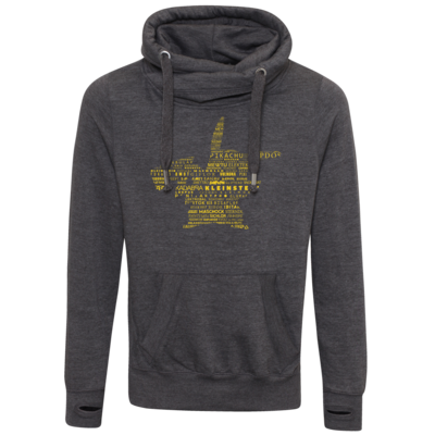 Motiv: Cross Neck Hoodie - bestimme auf Wunsch Details wie Produkt, Grösse, Farbe und Position selbst ! Motiv: Cross Neck Hoodie
