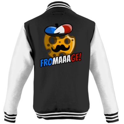 Motiv: College Jacke - Fromaaage - bestimme auf Wunsch Details wie Produkt, Grösse, Farbe und Position selbst ! Motiv: College Jacke - Fromaaage