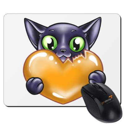 Motiv: Mousepad Textil - Nero Heart - bestimme auf Wunsch Details wie Produkt, Grösse, Farbe und Position selbst ! Motiv: Mousepad Textil - Nero Heart