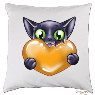 Motiv: Kissen - Nero Heart - bestimme auf Wunsch Details wie Produkt, Grösse, Farbe und Position selbst ! Motiv: Kissen - Nero Heart