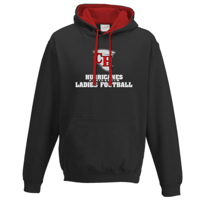 Motiv: Two-Tone Hoodie - Hurricanes 1 - bestimme auf Wunsch Details wie Produkt, Grösse, Farbe und Position selbst ! Motiv: Two-Tone Hoodie - Hurricanes 1