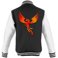 Motiv: College Jacke - Resoulance Phoenix Logo - bestimme auf Wunsch Details wie Produkt, Grösse, Farbe und Position selbst ! Motiv: College Jacke - Resoulance Phoenix Logo