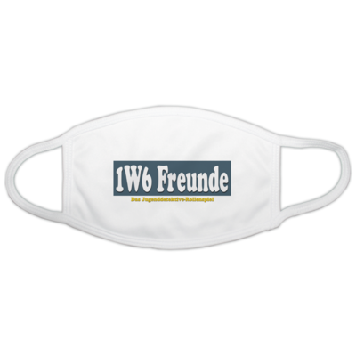 Motiv: Gesichtsmaske - 1W6 Freunde - Logo 