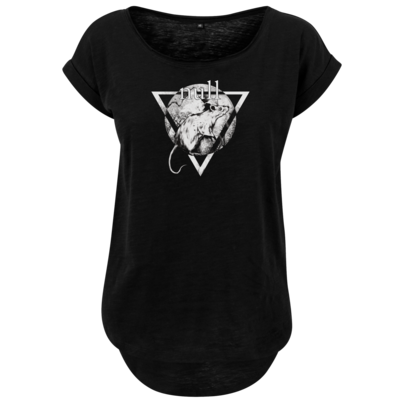 Motiv: Ladies Long Slub Tee - Rattus - bestimme auf Wunsch Details wie Produkt, Grösse, Farbe und Position selbst ! Motiv: Ladies Long Slub Tee - Rattus