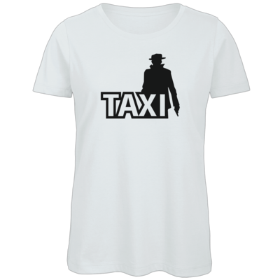 Motiv: Organic Lady T-Shirt - Das Taxi - bestimme auf Wunsch Details wie Produkt, Grösse, Farbe und Position selbst ! Motiv: Organic Lady T-Shirt - Das Taxi