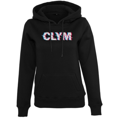 Motiv: Womens Heavy Hoody - Clym Glitch - bestimme auf Wunsch Details wie Produkt, Grösse, Farbe und Position selbst ! Motiv: Womens Heavy Hoody - Clym Glitch