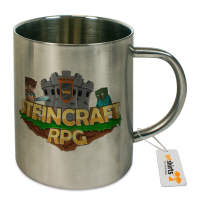 Motiv: Tasse Edelstahl - SteinCraftRPG