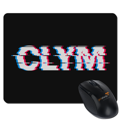 Motiv: Mousepad Textil - Clym Glitch - bestimme auf Wunsch Details wie Produkt, Grösse, Farbe und Position selbst ! Motiv: Mousepad Textil - Clym Glitch