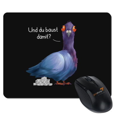 Motiv: Mousepad Textil - Du baust damit? - bestimme auf Wunsch Details wie Produkt, Grösse, Farbe und Position selbst ! Motiv: Mousepad Textil - Du baust damit?